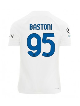 Billige Inter Milan Alessandro Bastoni #95 Bortedrakt 2023-24 Kortermet